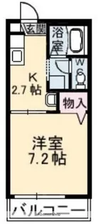 コーポアリメント【2階】の間取り