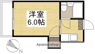コーポビーナス【102号室】の間取り
