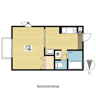 シェルブール松本【103号室】の間取り