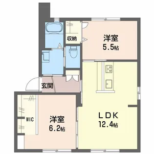 シャーメゾン静 A棟【1階】の間取り