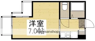 1Kの間取り画像