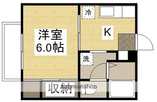 プチプラージュA【1階】の間取り