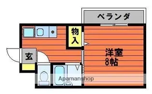 カーサ岡町【306号室】の間取り