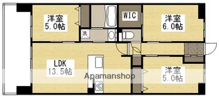 アルファライフ岡大医学部前【8階】の間取り