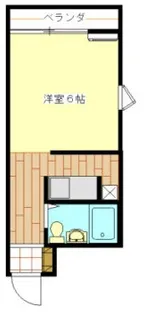 パートナー奥田【901号室】の間取り