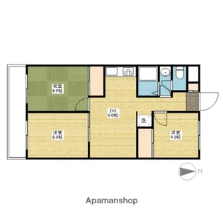 エクシードY【2階】の間取り