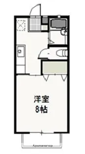 ジュネスEMMA【1階】の間取り