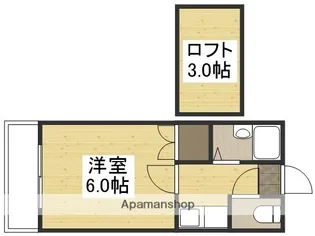 ブランパレス【1階】の間取り