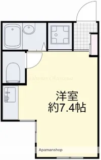 ルシエル番町【102号室】の間取り