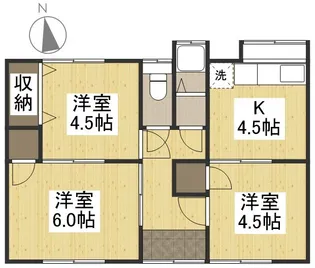 岡山県岡山市南区千鳥町【一戸建】の間取り