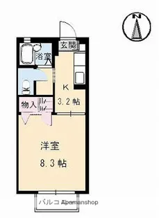 シャーメゾン・アメニティ【1階】の間取り