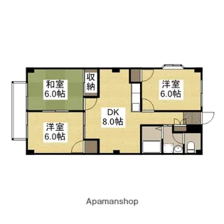 フォブール藤田Ⅰ【1階】の間取り
