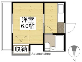 ホワイトメゾン津島D【1階】の間取り