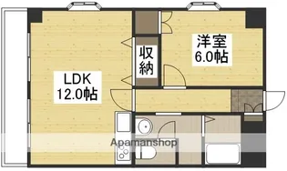アンシャンテ岡山【4階】の間取り