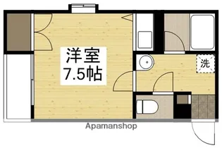 パルミラ浜【3階】の間取り