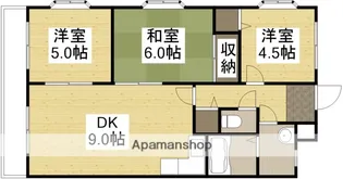 清水マンション【201号室】の間取り