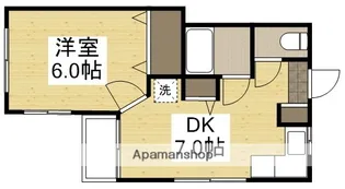 三門コンドミニアム【2階】の間取り