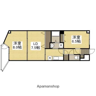 イルサローネ【1階】の間取り