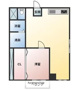 アーバンテラス北方【2階】の間取り