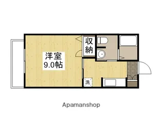 ラ・パルテール百間川五番館【5-202号室】の間取り