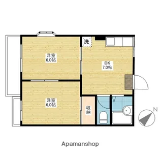 ハニーハイツⅠ【2階】の間取り