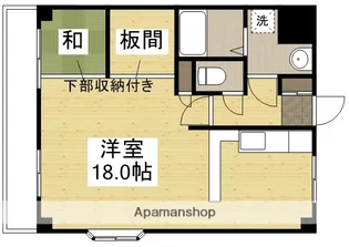 マンション寿【4階】の間取り