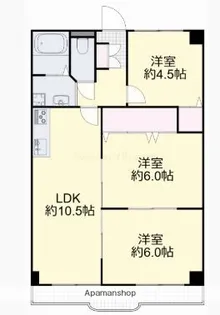 ロイヤルセンチュリーマンション【2階】の間取り
