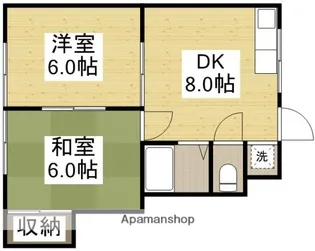 コーポリラ【203号室】の間取り