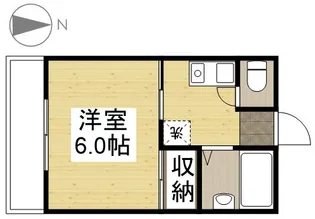 1Kの間取り画像