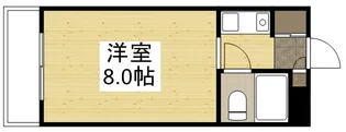 アルファ清心町Ⅰ【405号室】の間取り