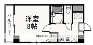 パラッツォ・ミキ【4階】の間取り