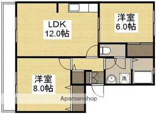 クレセント中仙道【102号室】の間取り
