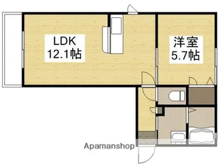 シルキーステージI・S Ⅰ棟【2階】の間取り