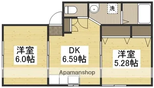 フェニックスD【102号室】の間取り