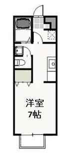 アルエット国富【2階】の間取り
