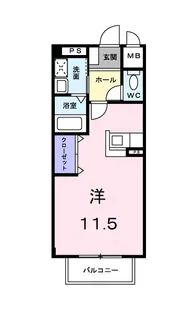フラン カーサ【1階】の間取り