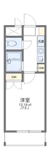 レオパレスRX倉敷【7階】の間取り