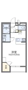 レオパレスフジサキⅡ【2階】の間取り