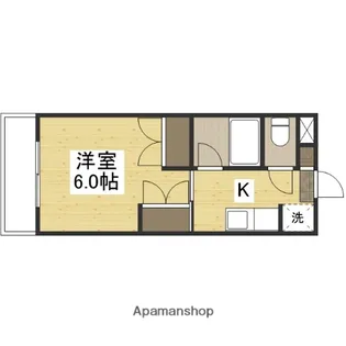 マンションLEEⅠ【2階】の間取り