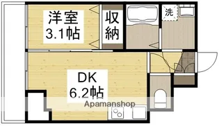 ブランシェ駅元町【3階】の間取り
