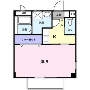 ベルフローラ【2階】の間取り