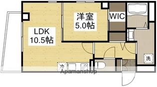 Cuore【6階】の間取り