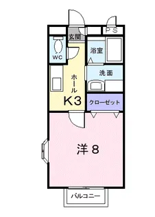 サンセール・ナンバ【2階】の間取り