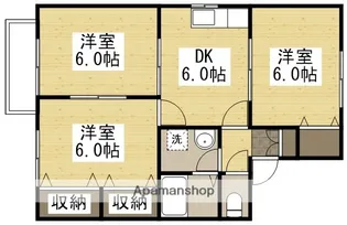あくらコーポ B【2階】の間取り