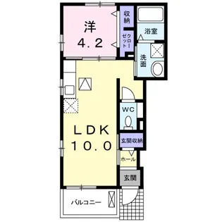 グラシオッソ 幹【1階】の間取り