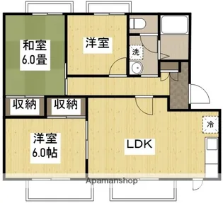 星の郷C【202号室】の間取り