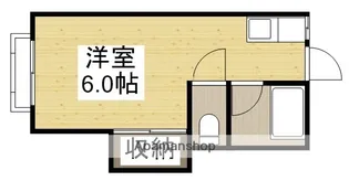 コーポレイバン【206号室】の間取り