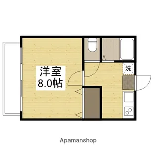 コーポハーベスト【2階】の間取り
