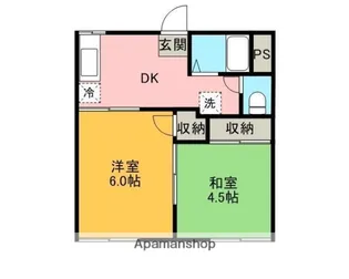 ミヤケコーポ【103号室】の間取り