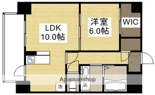 ブライトンコート東山【4階】の間取り